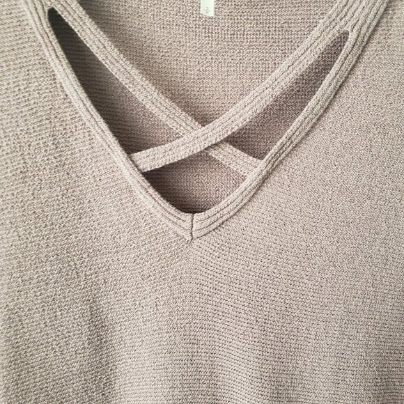 FREE PEOPLE womens Crisscross Tunic Sweater size S - Picture 5 of 7